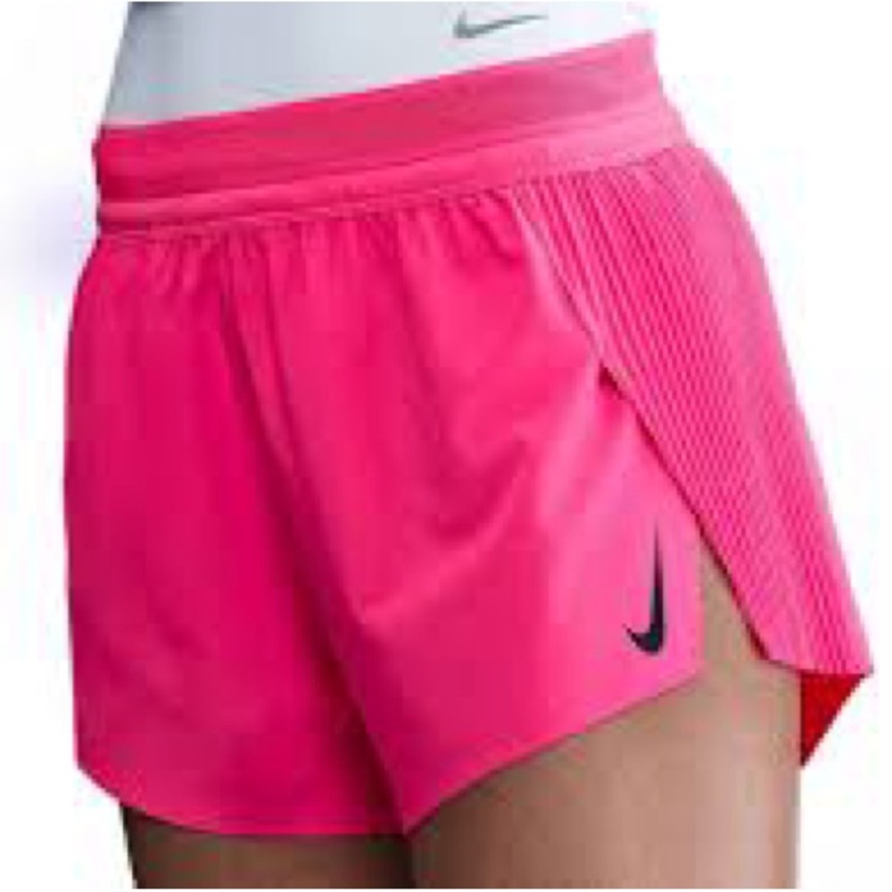 Nike AeroSwift Dri FIT ADV Brief-Lined Running Shorts Slim Fit Sz M Bright Pink - Picture 6 of 11